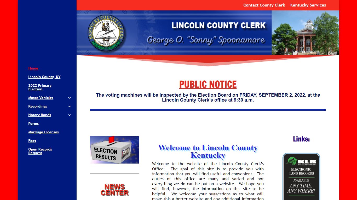 Lincoln County KY Clerk | Lincoln County Clerk
